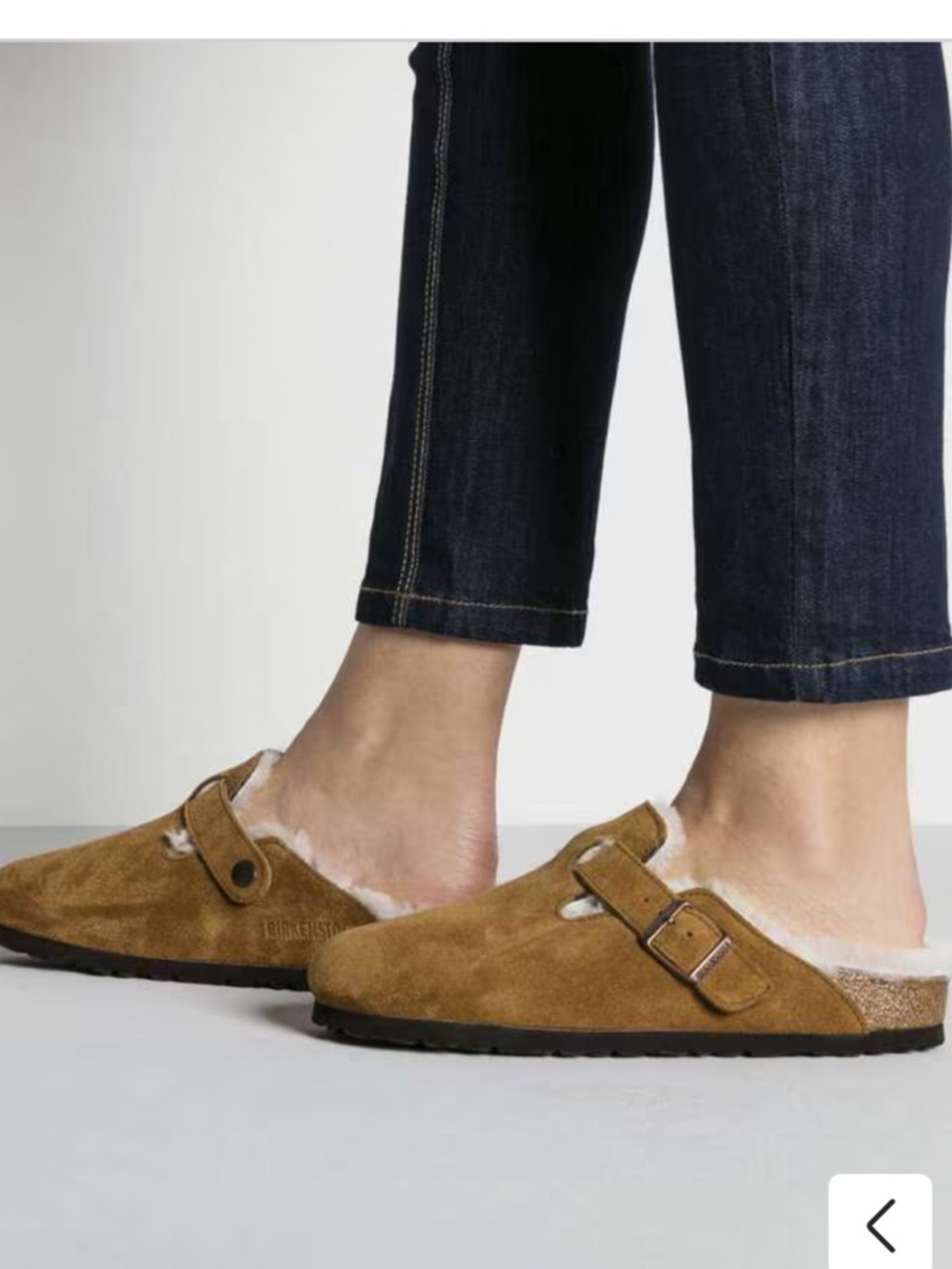 Birkenstock Boston Fur Mules